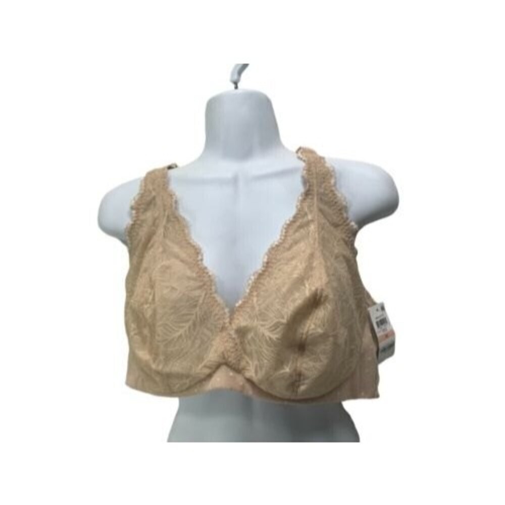 NWT INC International Concepts Floral Lace Halter Underwire ‎ Bra 2 X Bralette